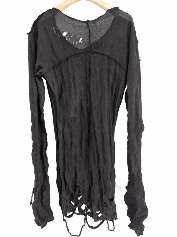 Distressed Layered Darkwear Top