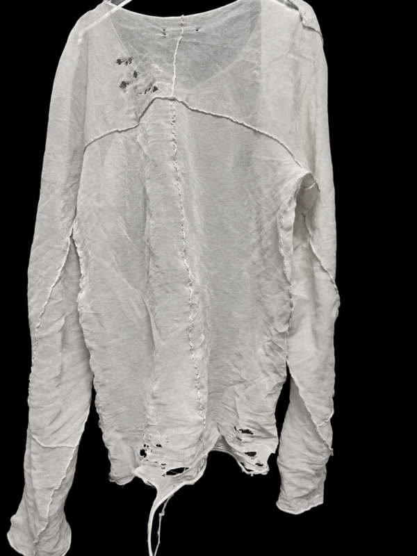 Distressed Layered Darkwear Top