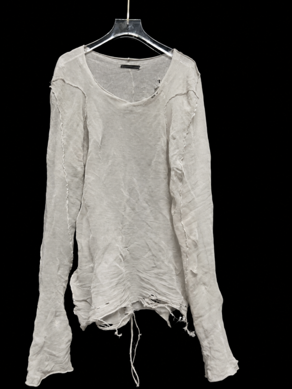 Distressed Layered Darkwear Top