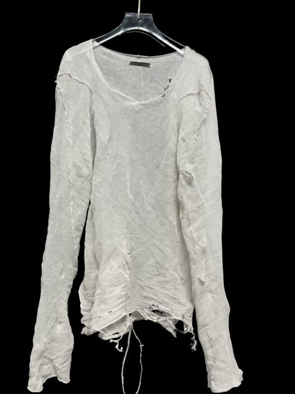Distressed Layered Darkwear Top