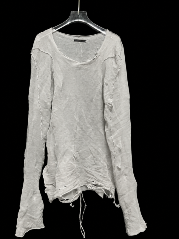 Distressed Layered Darkwear Top